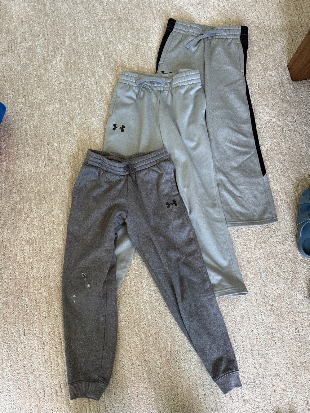 Under Armour Kids Gray & Charcoal Jogger Bundle